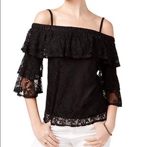 😍🤗NWT BCX Lace Blouse Luv at 1st sight